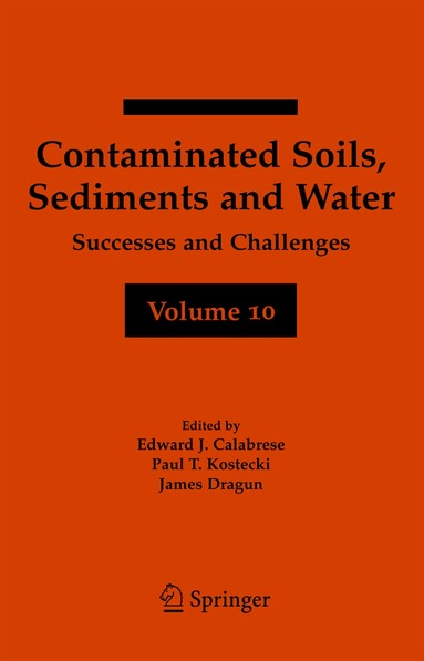 bokomslag Contaminated Soils, Sediments and Water Volume 10