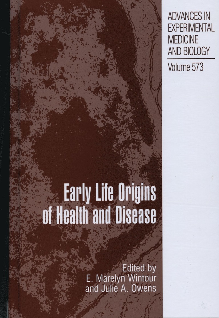 E. Marelyn Wintour-Coghlan, Julie Owens - Early Life Origins of Health and Disease, Häftad