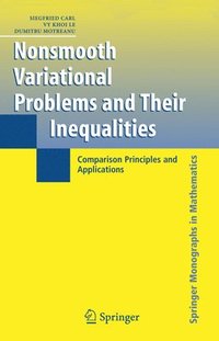 bokomslag Nonsmooth Variational Problems and Their Inequalities