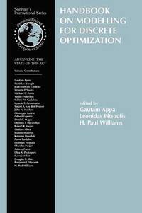 bokomslag Handbook on Modelling for Discrete Optimization