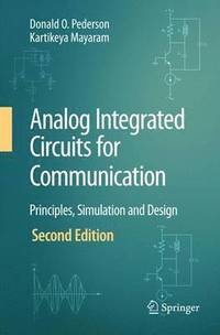 bokomslag Analog Integrated Circuits for Communication