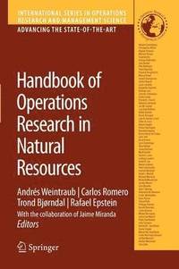 bokomslag Handbook of Operations Research in Natural Resources