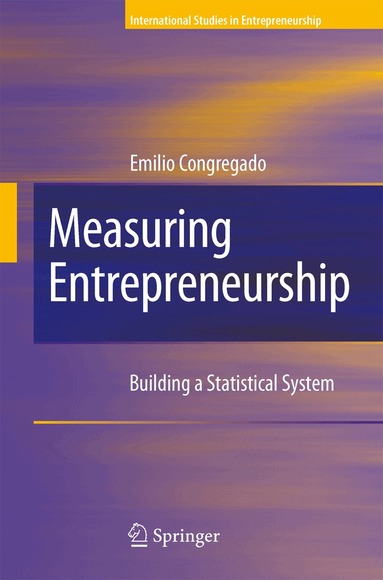 Emilio Congregado - Measuring Entrepreneurship, Häftad