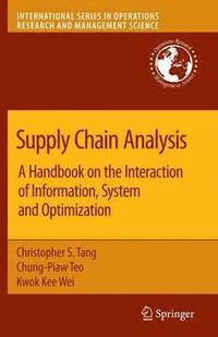 bokomslag Supply Chain Analysis