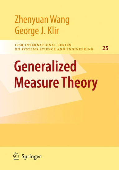 bokomslag Generalized Measure Theory