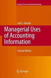 bokomslag Managerial Uses of Accounting Information