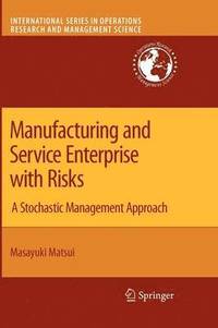 bokomslag Manufacturing and Service Enterprise with Risks