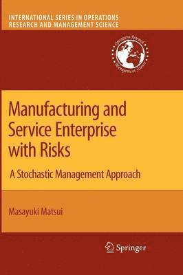 bokomslag Manufacturing and Service Enterprise with Risks