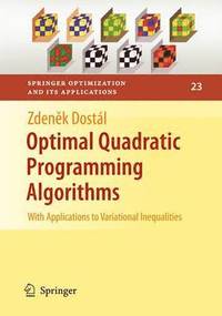 bokomslag Optimal Quadratic Programming Algorithms