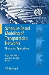bokomslag Schedule-Based Modeling of Transportation Networks