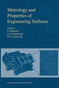 bokomslag Metrology and Properties of Engineering Surfaces