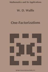 bokomslag One-Factorizations