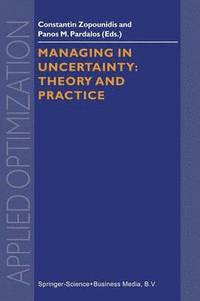 bokomslag Managing in Uncertainty: Theory and Practice