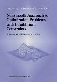 bokomslag Nonsmooth Approach to Optimization Problems with Equilibrium Constraints