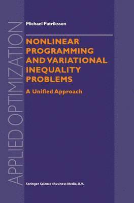 bokomslag Nonlinear Programming and Variational Inequality Problems