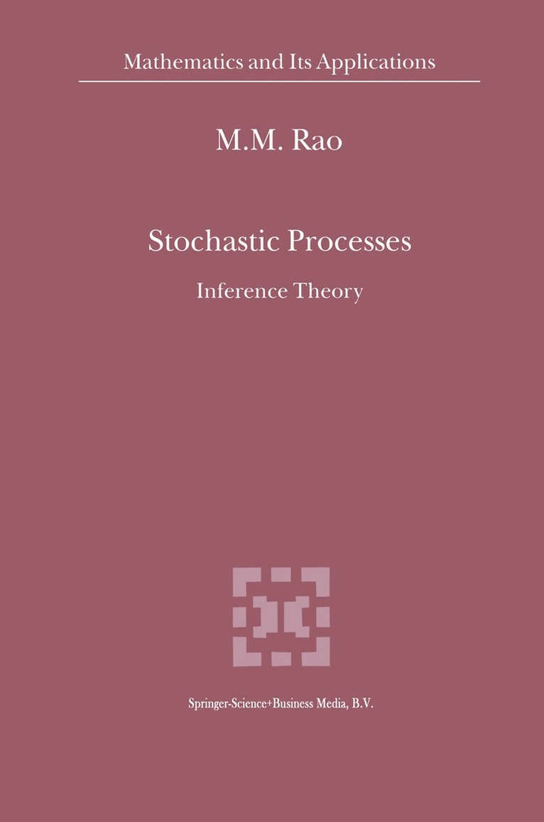 Malempati M. Rao - Stochastic Processes, Häftad