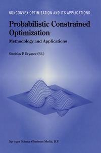 bokomslag Probabilistic Constrained Optimization