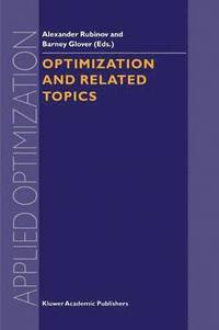 bokomslag Optimization and Related Topics