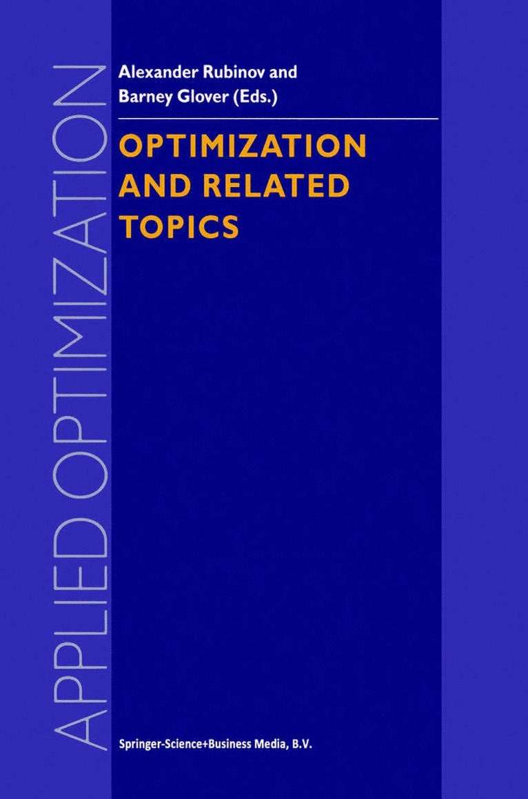 Optimization and Related Topics 1