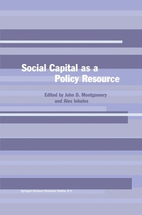 bokomslag Social Capital as a Policy Resource