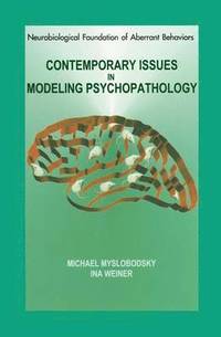 bokomslag Contemporary Issues in Modeling Psychopathology