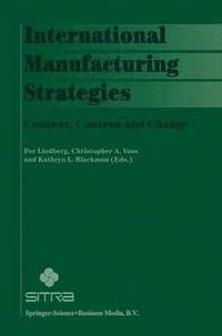 bokomslag International Manufacturing Strategies