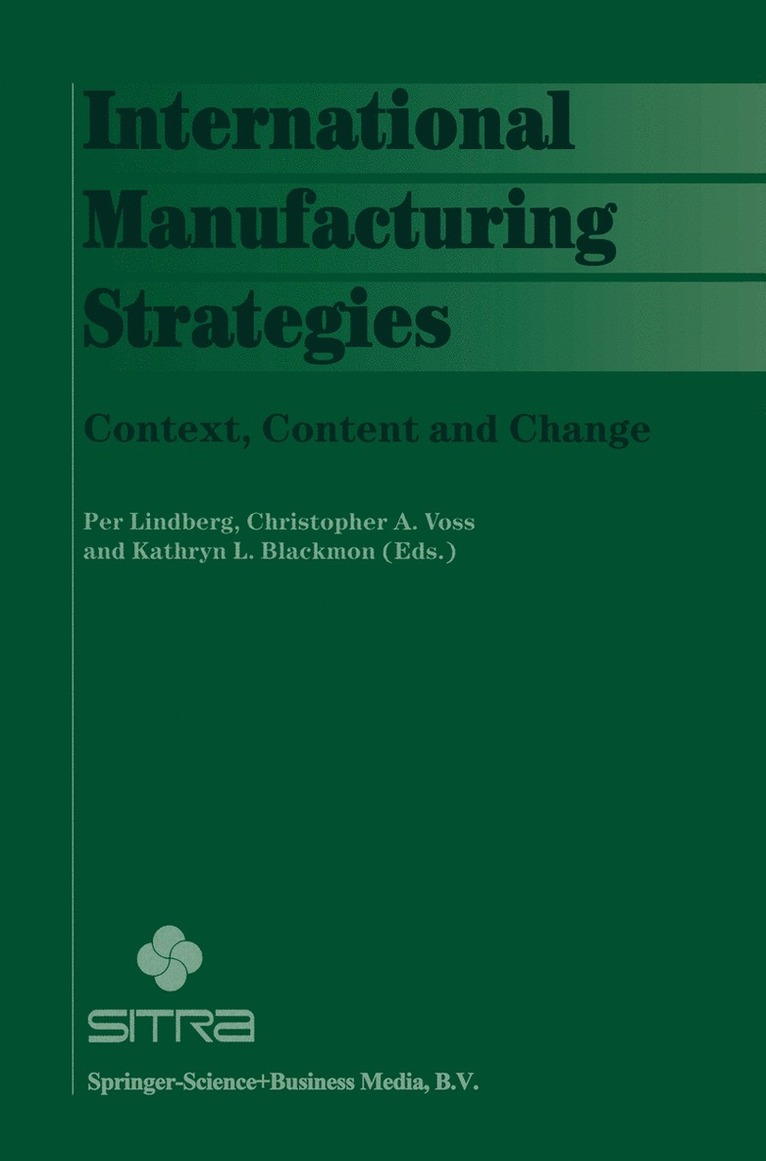 International Manufacturing Strategies 1