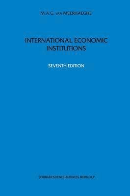 International Economic Institutions 1