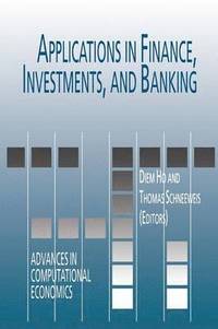 bokomslag Applications in Finance, Investments, and Banking