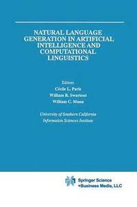 bokomslag Natural Language Generation in Artificial Intelligence and Computational Linguistics