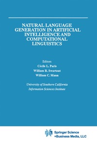 bokomslag Natural Language Generation in Artificial Intelligence and Computational Linguistics