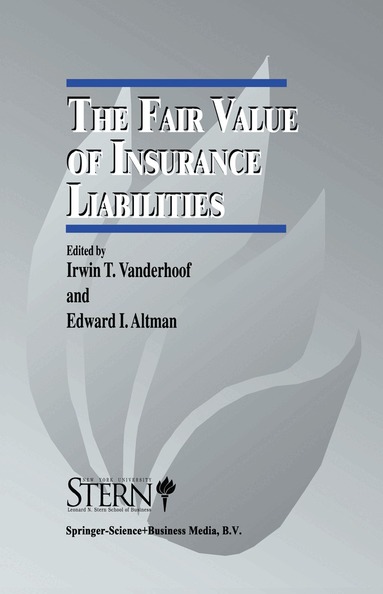 Irwin T. Vanderhoof, Edward Altman - Fair Value of Insurance Liabilities, Häftad