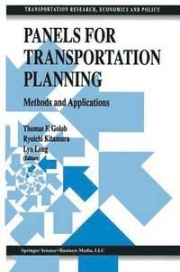 bokomslag Panels for Transportation Planning