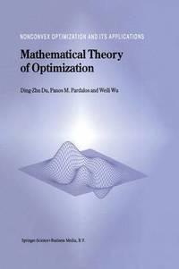 bokomslag Mathematical Theory of Optimization