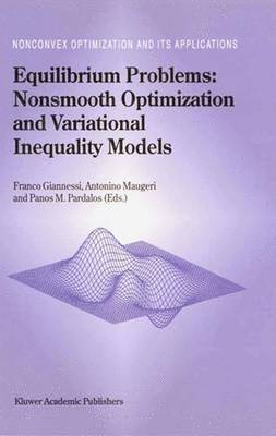 Equilibrium Problems: Nonsmooth Optimization and Variational Inequality Models 1