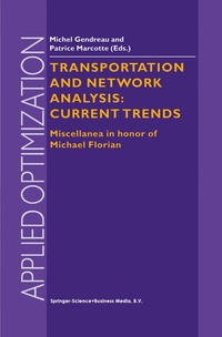 bokomslag Transportation and Network Analysis: Current Trends