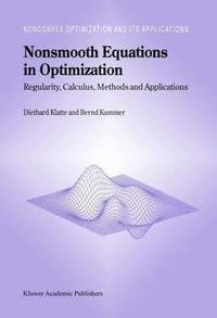 bokomslag Nonsmooth Equations in Optimization