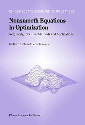 Nonsmooth Equations in Optimization 1