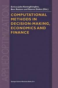 bokomslag Computational Methods in Decision-Making, Economics and Finance