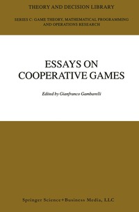 bokomslag Essay in Cooperative Games