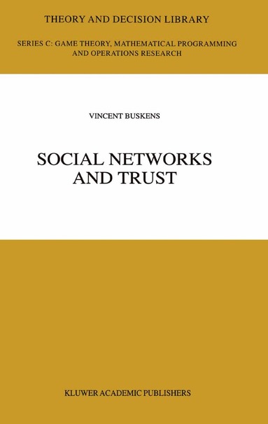 bokomslag Social Networks and Trust