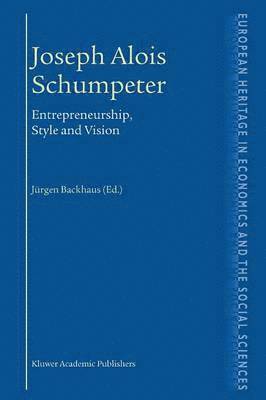 bokomslag Joseph Alois Schumpeter