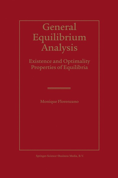 bokomslag General Equilibrium Analysis