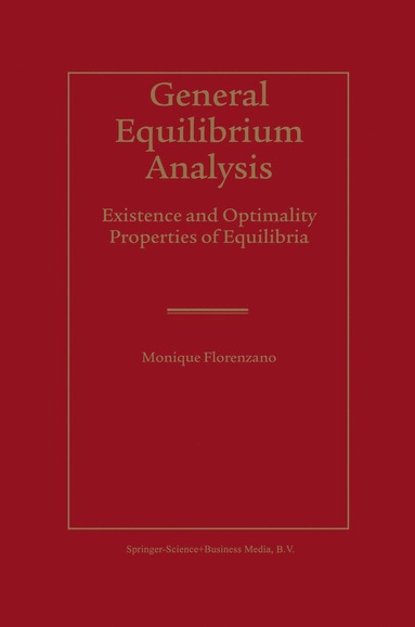 bokomslag General Equilibrium Analysis