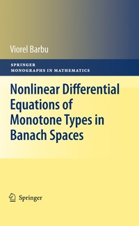 bokomslag Nonlinear Differential Equations of Monotone Types in Banach Spaces