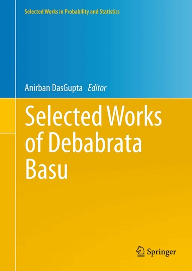 Anirban DasGupta - Selected Works of Debabrata Basu, Inbunden