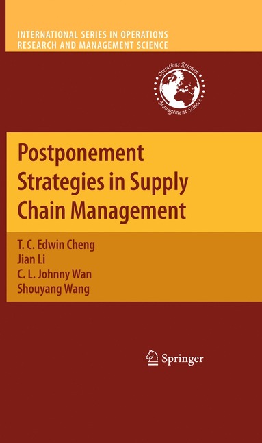 bokomslag Postponement Strategies in Supply Chain Management