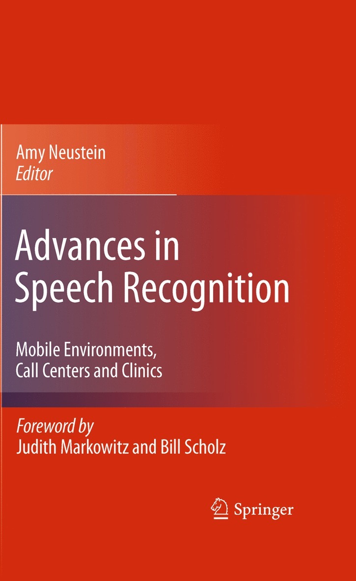 Advances in Speech Recognition 1