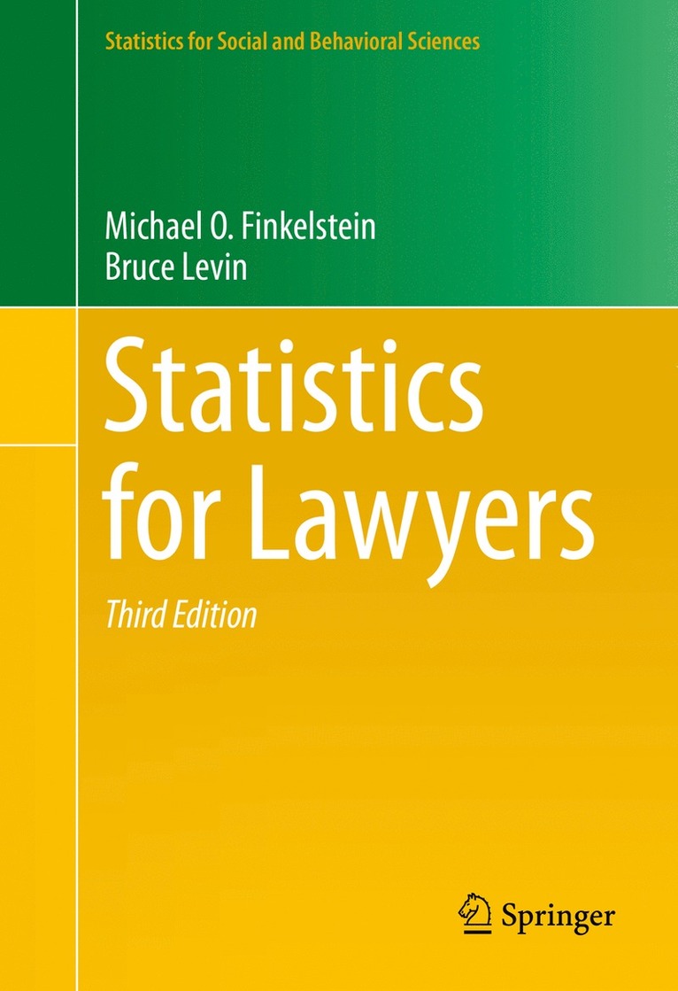 Michael O. Finkelstein, Bruce Levin - Statistics for Lawyers, Inbunden