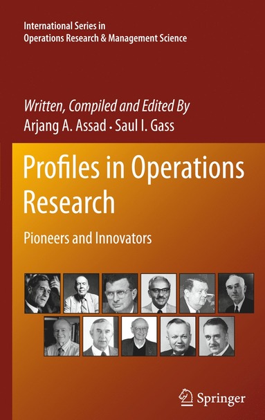 bokomslag Profiles in Operations Research